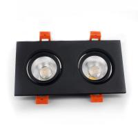 LED світильники чорний подвійний 5W кут повороту 45 ° 4100K LED світильники чорний подвійний 5W кут повороту 45 ° 4100K
