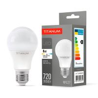LED лампа TITANUM A60 8W E27 4100K LED лампа TITANUM A60 8W E27 4100K