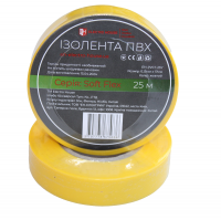 Ізоляційна стрічка Soft Flex жовта 25 м Ізоляційна стрічка Soft Flex жовта 25 м