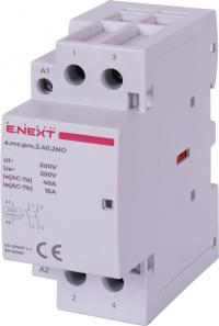 Модульний контактор e.mc.pro.2.40.2NO, 2р, 40А, 2NO, 220В Модульний контактор e.mc.pro.2.40.2NO, 2р, 40А, 2NO, 220В
