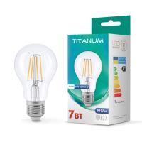 LED лампа TITANUM Filament A60 7W E27 4100K LED лампа TITANUM Filament A60 7W E27 4100K