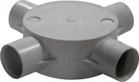 Коробка e.pipe.4.db.stand.20 з'єднувальна трубна, 4 вводи, d20мм, біла Коробка e.pipe.4.db.stand.20 з'єднувальна трубна, 4 вводи, d20мм, біла