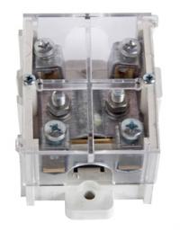 Клемна колодка прохідна e.tc.main.brass.95k,1х95 мм.кв./4х16 мм.кв..,латун. контакт,з криш Клемна колодка прохідна e.tc.main.brass.95k,1х95 мм.кв./4х16 мм.кв..,латун. контакт,з криш