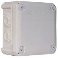 Коробка розподільча Obo Bettermann T 60,114х114х57, IP 66, світлосіра,з кабельними вводами Коробка розподільча Obo Bettermann T 60,114х114х57, IP 66, світлосіра,з кабельними вводами