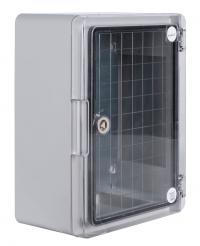 Корпус з ABS-пластику e.plbox.pro.p.28.21.13.tr з прозорими дверцятами 280х210х130мм ІР65 Корпус з ABS-пластику e.plbox.pro.p.28.21.13.tr з прозорими дверцятами 280х210х130мм ІР65