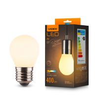 LED лампа VIDEX Filament VL-DG45MO 4W E27 3000K Porcelain dimmable LED лампа VIDEX Filament VL-DG45MO 4W E27 3000K Porcelain dimmable
