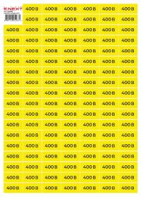 Самоклеюча наліпка "400В" e.sticker.voltage.400.1 (40х20мм) 102 шт/аркуш Самоклеюча наліпка "400В" e.sticker.voltage.400.1 (40х20мм) 102 шт/аркуш