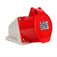 Силовий штепсельний роз'єм 5x32 (стаціонарний) / 3P + PE + N / 32 A / 380-415V / IP44 Силовий штепсельний роз'єм 5x32 (стаціонарний) / 3P + PE + N / 32 A / 380-415V / IP44