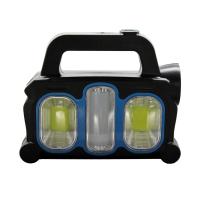 Ліхтарик з акумулятором та сонячною батареєю Синій Ліхтарик з акумулятором та сонячною батареєю Синій