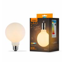 LED лампа VIDEX Filament VL-DG80MO 7W E27 3000K Porcelain dimmable LED лампа VIDEX Filament VL-DG80MO 7W E27 3000K Porcelain dimmable