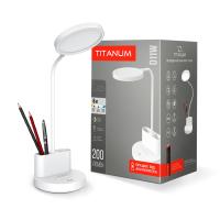 LED лампа настiльна з акумулятором TITANUM TLTF-011W 6W 2700-6000K LED лампа настiльна з акумулятором TITANUM TLTF-011W 6W 2700-6000K