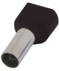 Ізольований наконечник e.terminal.stand.te.2.1.5.black (TE1512 black) 2x1,5 кв.мм, чорний Ізольований наконечник e.terminal.stand.te.2.1.5.black (TE1512 black) 2x1,5 кв.мм, чорний