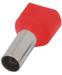 Ізольований наконечник e.terminal.stand.te.2.2.5.red (TE2510 red) 2x2,5 кв.мм, червоний Ізольований наконечник e.terminal.stand.te.2.2.5.red (TE2510 red) 2x2,5 кв.мм, червоний