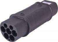 Перехідник e.charge.adapter.T2-GBT-1 із Т2 на GBT, моноліт, 32А, 1 фаза Перехідник e.charge.adapter.T2-GBT-1 із Т2 на GBT, моноліт, 32А, 1 фаза