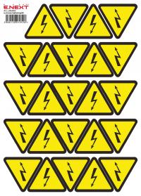 Самоклеюча наліпка "Блискавка" e.sticker.lightning.85 (85х85х85мм) 20 шт/аркуш Самоклеюча наліпка "Блискавка" e.sticker.lightning.85 (85х85х85мм) 20 шт/аркуш