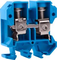 Клемна колодка набірна на DIN-рейку e.tc.din.pro.35.blue, синя, без кришки Клемна колодка набірна на DIN-рейку e.tc.din.pro.35.blue, синя, без кришки
