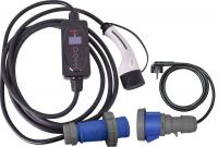 Переносна зарядна станція e.charge.portable.T2-CEE.1L7 230В, 6-32А, роз'єм: СEЕ/Т2, довжин Переносна зарядна станція e.charge.portable.T2-CEE.1L7 230В, 6-32А, роз'єм: СEЕ/Т2, довжин