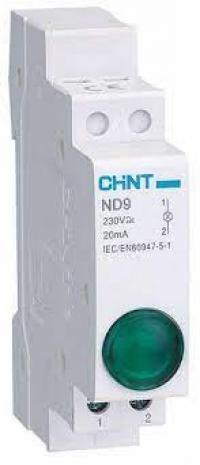 Індикатор ND9 230V Зелений Індикатор ND9 230V Зелений