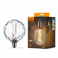 LED лампа VIDEX Filament VL-DI-G125FC1980 4W E27 1800K LED лампа VIDEX Filament VL-DI-G125FC1980 4W E27 1800K