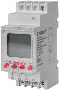 Реле часу астрономічне одноканальне e.control.t10m Реле часу астрономічне одноканальне e.control.t10m