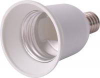 Перехідник e.lamp adapter.Е14/Е27.white, з патрону Е14 на Е27, пластиковий Перехідник e.lamp adapter.Е14/Е27.white, з патрону Е14 на Е27, пластиковий