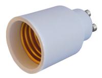 Перехідник e.lamp adapter.GU10/Е27.white, з патрону GU10 на Е27, пластиковий Перехідник e.lamp adapter.GU10/Е27.white, з патрону GU10 на Е27, пластиковий