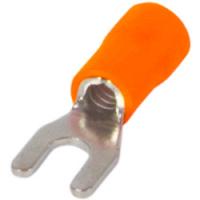 Ізольований наконечник вилковий e.terminal.stand.sv.2.5.orange 1.5-2.5 кв.мм, помаранчевий Ізольований наконечник вилковий e.terminal.stand.sv.2.5.orange 1.5-2.5 кв.мм, помаранчевий