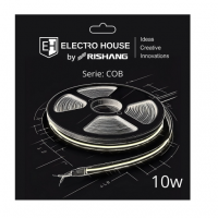 LED стрічка 10Вт 24В COB 320 діодів, 950 Лм, теплий білий 3000K, серія COB Electro House b LED стрічка 10Вт 24В COB 320 діодів, 950 Лм, теплий білий 3000K, серія COB Electro House b