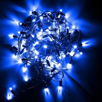 Гірлянда вулична STARLIGHT лінійна синій 100LED IP44 чорний 5м Гірлянда вулична STARLIGHT лінійна синій 100LED IP44 чорний 5м