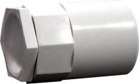 Ввід e.pipe.tangency.stand.32 для труб d32мм, білий Ввід e.pipe.tangency.stand.32 для труб d32мм, білий