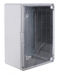 Корпус з ABS-пластику e.plbox.pro.p.50.35.22.tr з прозорими дверцятами 500x350x220мм ІР65 Корпус з ABS-пластику e.plbox.pro.p.50.35.22.tr з прозорими дверцятами 500x350x220мм ІР65