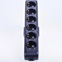 Колодка 6 гнізд з з/к чорна Multi-Let Колодка 6 гнізд з з/к чорна Multi-Let
