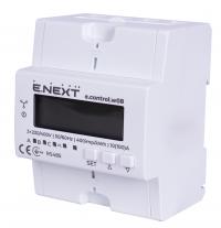 Лічильник трифазний e.control.w08 10(100)А електронний клас 1.0 (некомерц.) RS485 Лічильник трифазний e.control.w08 10(100)А електронний клас 1.0 (некомерц.) RS485