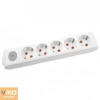 Колодка 5 гнізд з з/к з кнопкою Multi-Let Колодка 5 гнізд з з/к з кнопкою Multi-Let