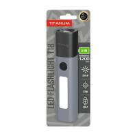 Портативний світлодіодний ліхтарик TITANUM TLF-T18 200Lm Gray Портативний світлодіодний ліхтарик TITANUM TLF-T18 200Lm Gray